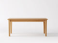 Mesa de comedor de madera 220×100×76 cm – madera clara – formato extralargo con patas afinadas para cocina